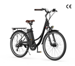 Bicicletă electrică U2 Commuter - bicicletă electrică de oraș de 26", pentru femei, motor de 250 W, autonomie de 55 km, certificată CE