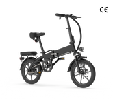 Bicicleta eléctrica U3 Commuter para adultos: autonomía de 88 km, 7 velocidades, batería extraíble, luces delanteras automáticas y compartimento trasero.