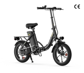 Bicicleta eléctrica U4 Commuter de 16", neumáticos anchos, potencia máxima de 750 W, autonomía de 88 km, plegable, con acceso directo
