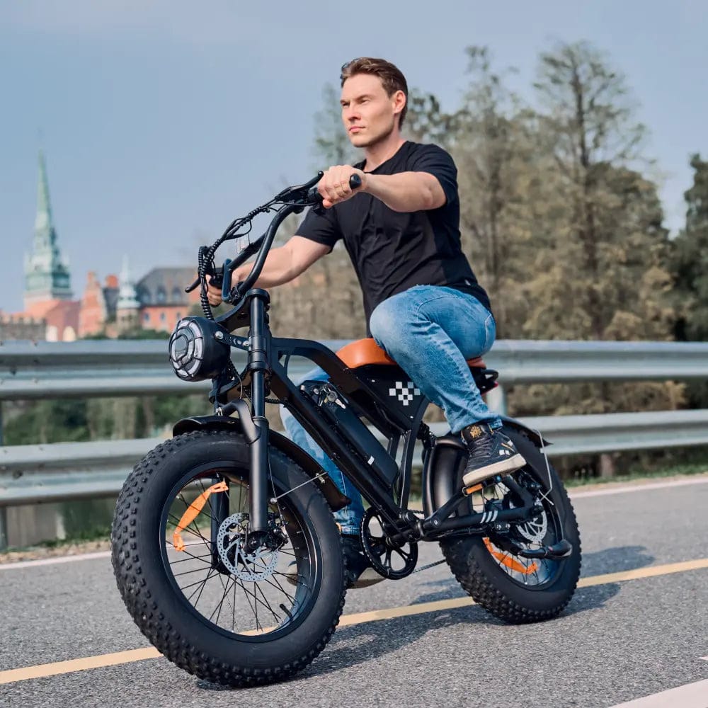 CyberCart Electric Off-Road Bike EB5, 20-inch Thick Tires