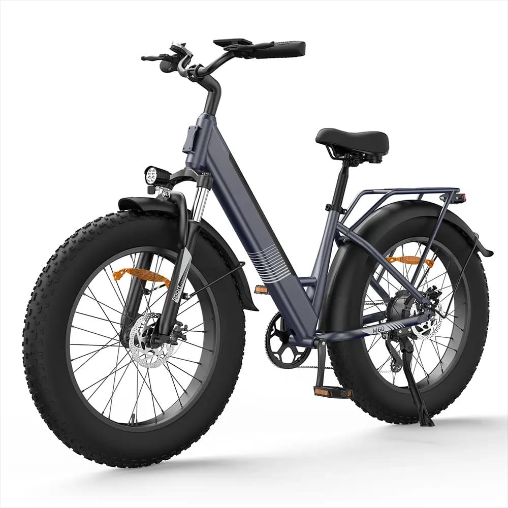 CyberCart E-Bike M60 Fat Tire Electric Bike, 250W All-Terrain E-Bike with 104 km Range