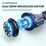 Hoverboard H1 para niños de 6,5" con autoequilibrio y luces LED Bluetooth, certificado CE