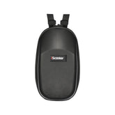 The black e-scooter bag has the iScooter brand name printed on it