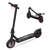 Front view of the iScooter i8 electric scooter with 8.5-inch pneumatic tires