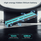 i9Max e-scooter with 25 mile range and 22 mph speed