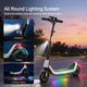 CyberCart E-Scooter for Kids Cybercart iK5 Foldable Kids Electric Scooter | 20 km/h, Front Suspension & RGB Lights (Ages 6-14 / Up to 170cm)