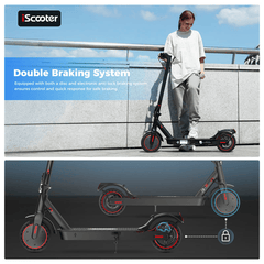 iScooter E-Scooter Electric Scooter 350W Foldable Commuter E-Scooter – i9