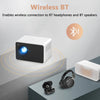 iSinbox Beamer P2 4K Portable LCD Projector – WiFi, Bluetooth, Autofocus – Mini TV Home Cinema
