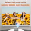 iSinbox Beamer P2 4K Portable LCD Projector – WiFi, Bluetooth, Autofocus – Mini TV Home Cinema