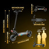 iSinwheel Skuter Elektryczny Terenowy GT4 Electric Scooter TorqueBeast Dual Motor 2400W Off-Road Folding, Range 70-80 km, CE Certified, Powerful Motor