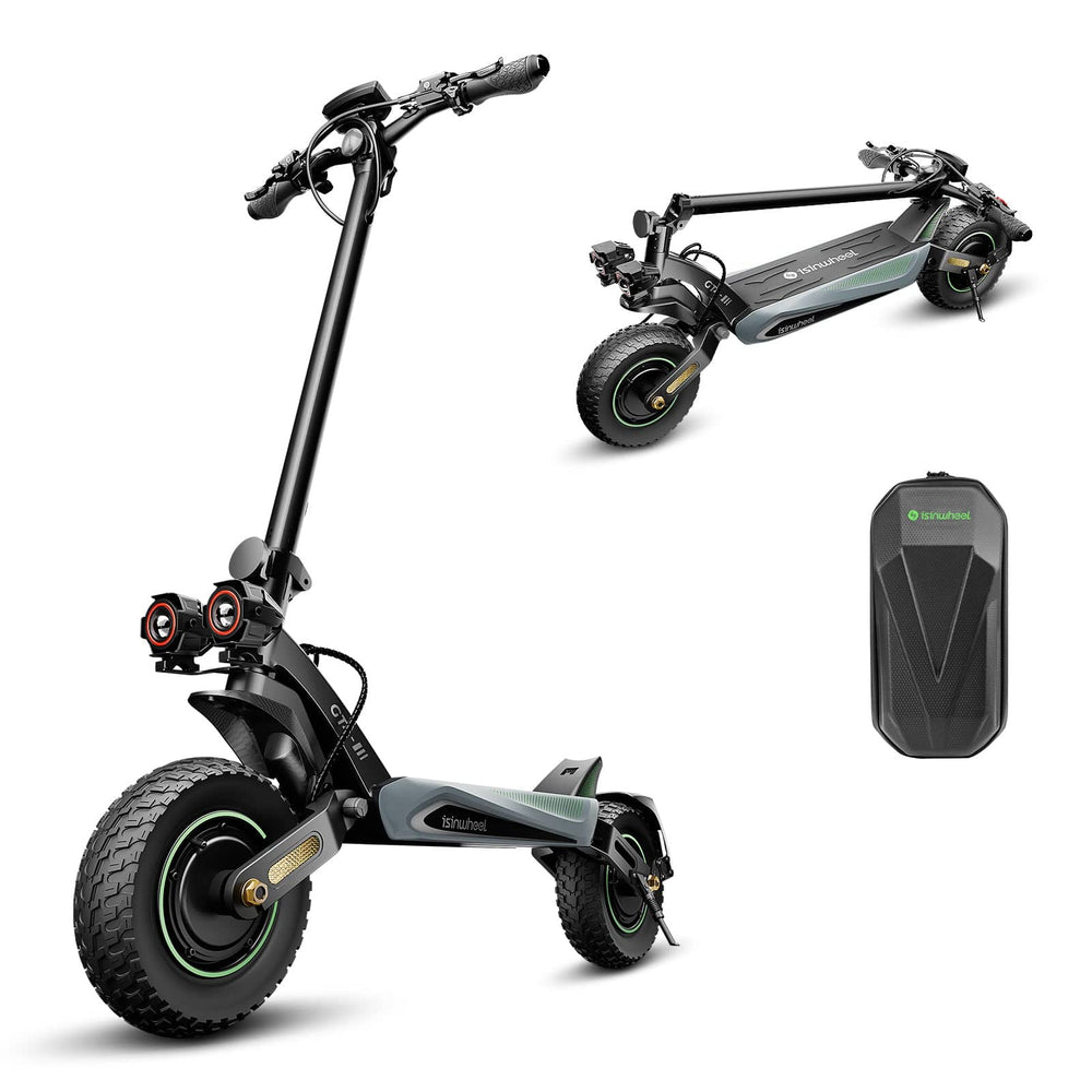 iSinwheel Off-Road E-Scooter Isinwheel GT2 RangeMaster Electric Scooter 1000W All-Terrain Foldable Off-Road E-Scooter APP