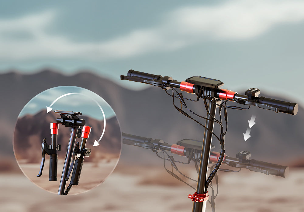Adjustable Handlebar:Tailored Riding Comfort
