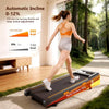 Jagjog Home Treadmill JT32 AdaptTrek Treadmill Auto Incline with 12% Automatic Cushioning Walking Pad Under Desk with Smart App 180KG Load