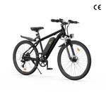 VTT électrique MVélo électrique 26 pouces avec autonomie de 100 km pour trajets longue distance et tout-terrain, certifié CE