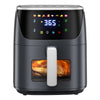 Patbrela Air Fryer 7.5L Oil-Free Air Fryer, 1500W, 8 Pre-Programs with Transparent Window, LED Touchscreen, Max 200°C
