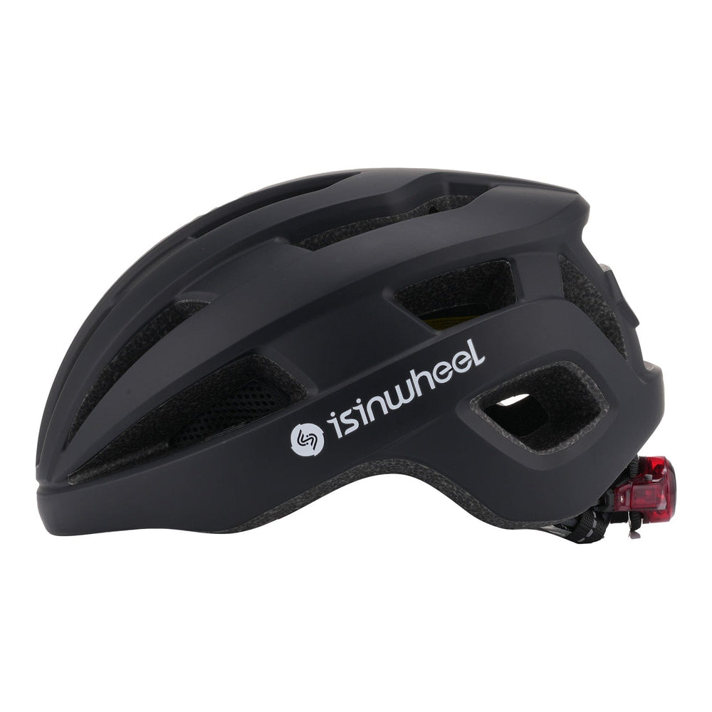iSinwheel Accessories-Cycling Helmet Cycling Helmet with Built-in Taillight for Outdoor Riding and Urban Mobility Devices, Black