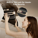 CyberCart Electric Riding Luggage Electric Riding Luggage - 1TB Capacity, 36km Range, 8 MPH, 250W motor, Ultra-Lightweight Smart Travel Companion - PCD2501-Black