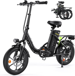 U4 foldable electric bike with step-thru frame shown from main angle