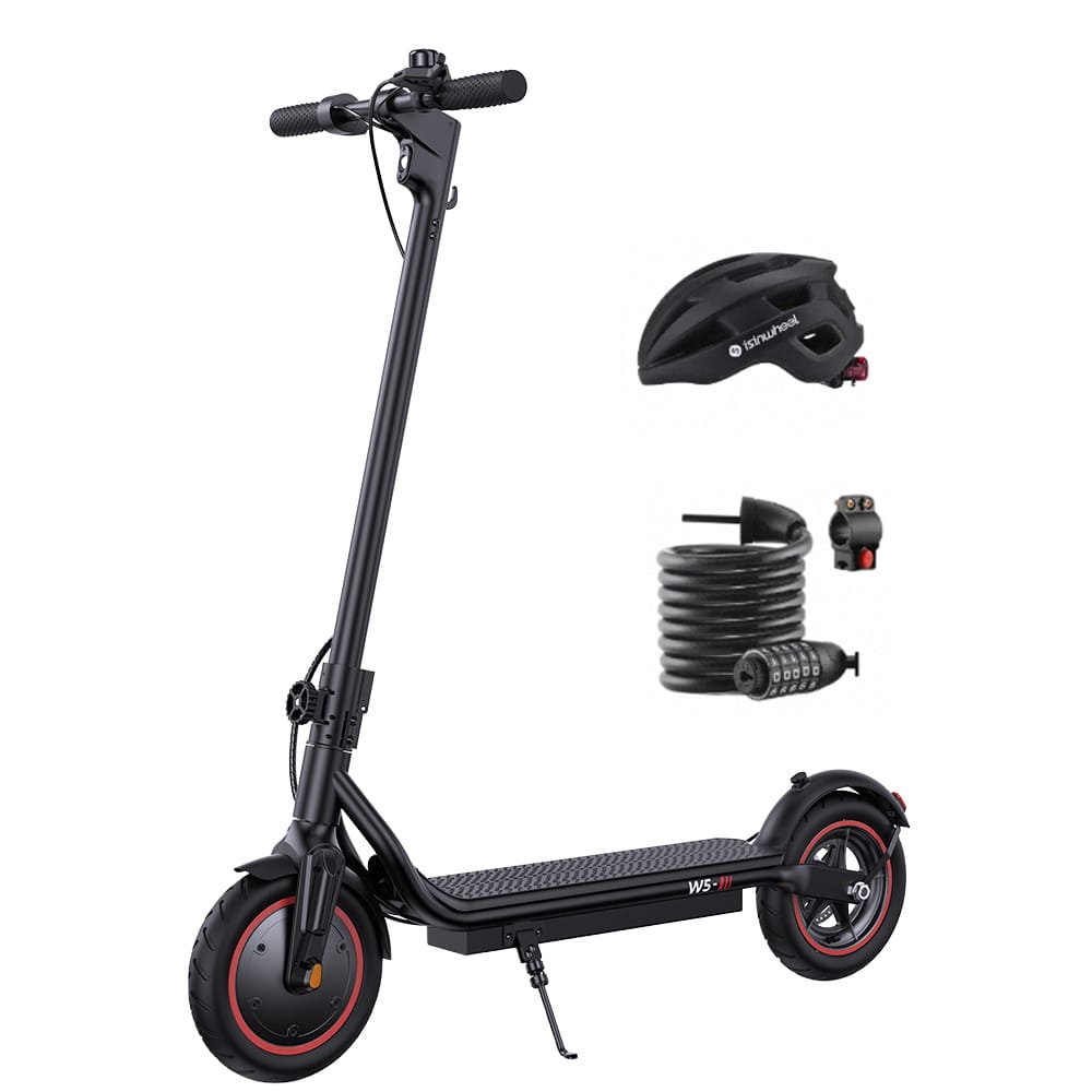 iScooter Commuter E-Scooter W5 City Electric Scooter, 350W Motor, 30km/h Max Speed, LCD Display