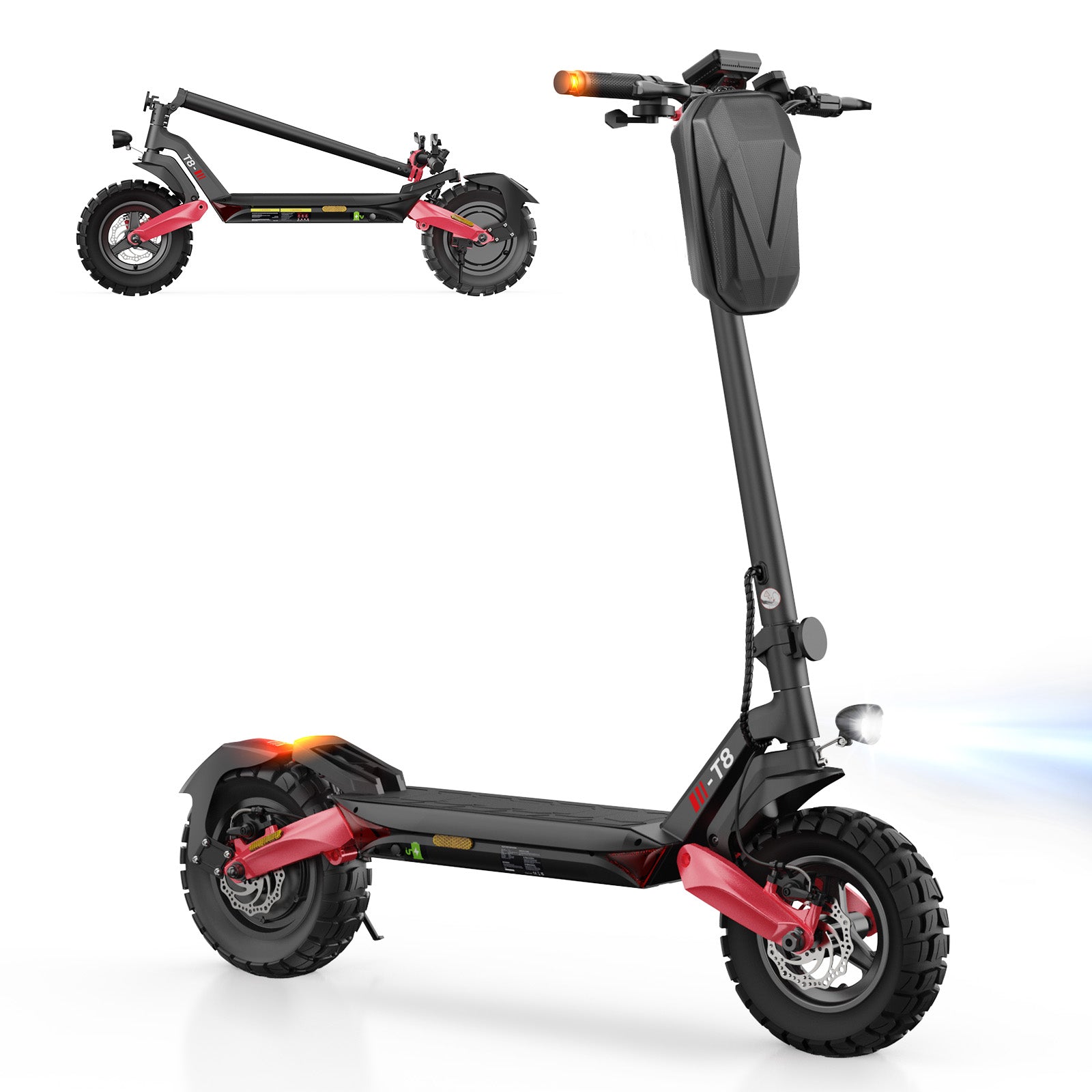 isinwheel T8 Off-Road E-Scooter 1200W Motor 100KM Range