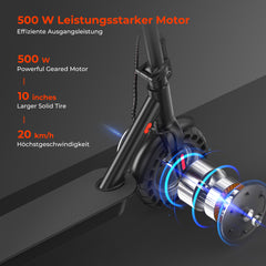 E9TMax E-Scooter 500W 24.8 miles