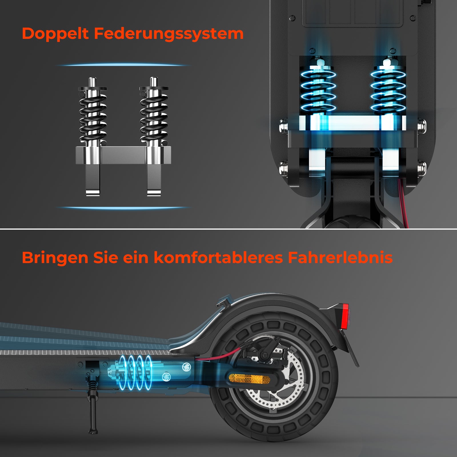 isinwheel E9TMax E-Scooter 500W 24.8 miles