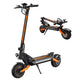 Patinete eléctrico W12, motor de 2*1500W, batería de 52V 25Ah, neumáticos de 11 pulgadas, velocidad máxima de 70 km/h, autonomía de 100 km, frenos de disco delanteros y traseros, amortiguadores de manga.