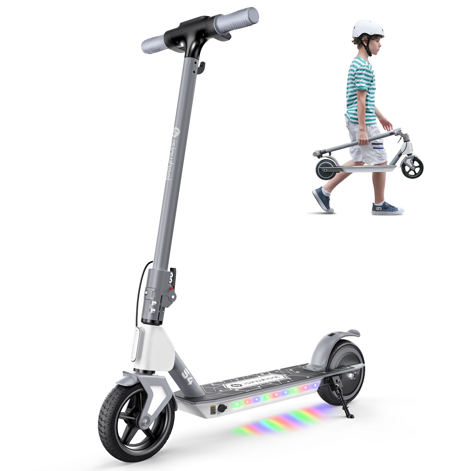isinwheel S4 Electric Scooter for Kids