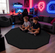 CyberCart Cybercart Octagonal Noise-Cancelling Gaming Chair Mat, Non-Slip Hardwood Floor Protector Rug