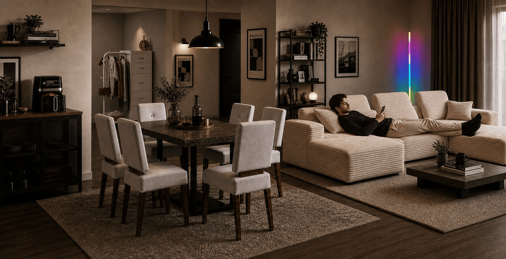 CyberCart living room