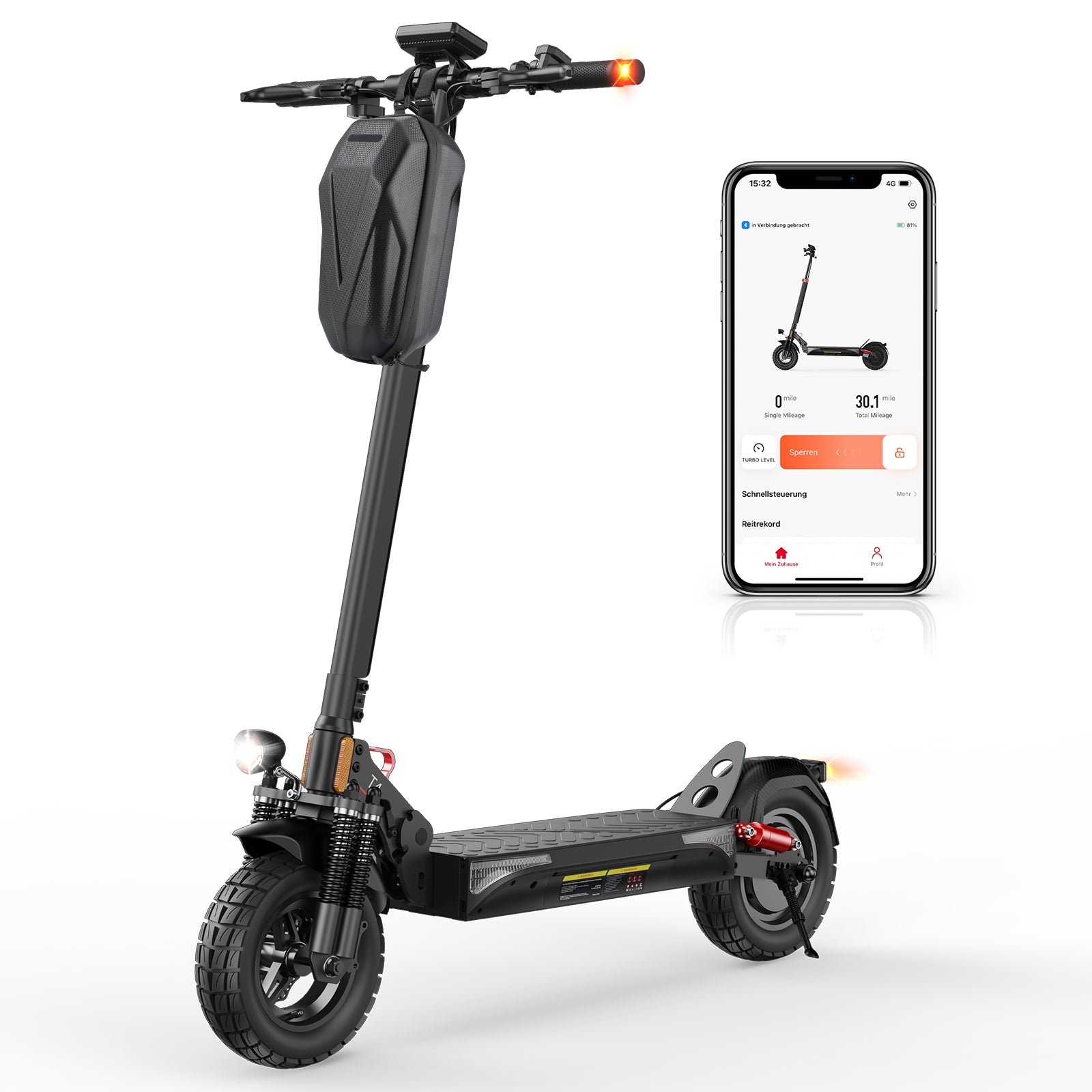 isinwheel T4 Off-Road E-Scooter 1000W Motor 70KM Range