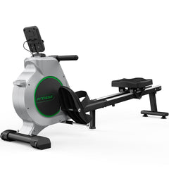 CyberCart Magnetic Rowing Machine with 16 Levels & App Compatible