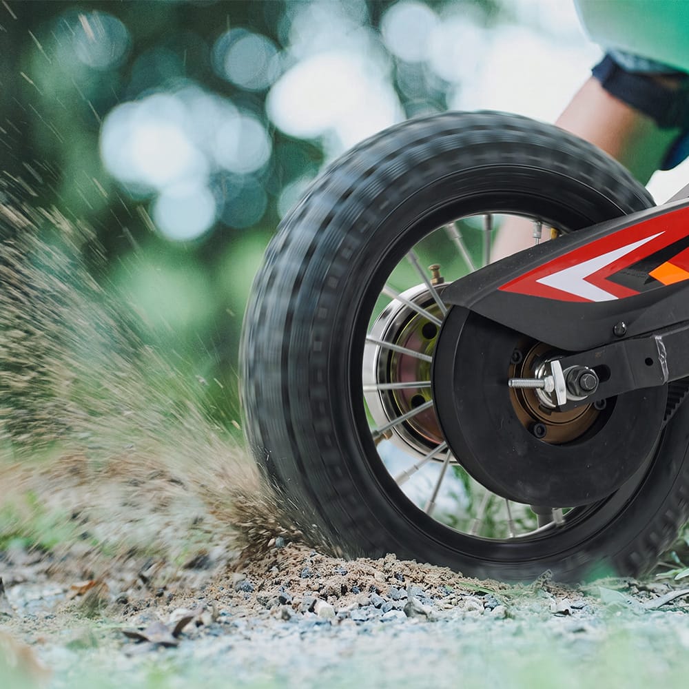 CyberCart E-Scooter for Kids Cybercart A12 Electric Dirt Bike for Kids - 350W Off-Road Motorcycle with Dual Suspension & 3 Speed Modes