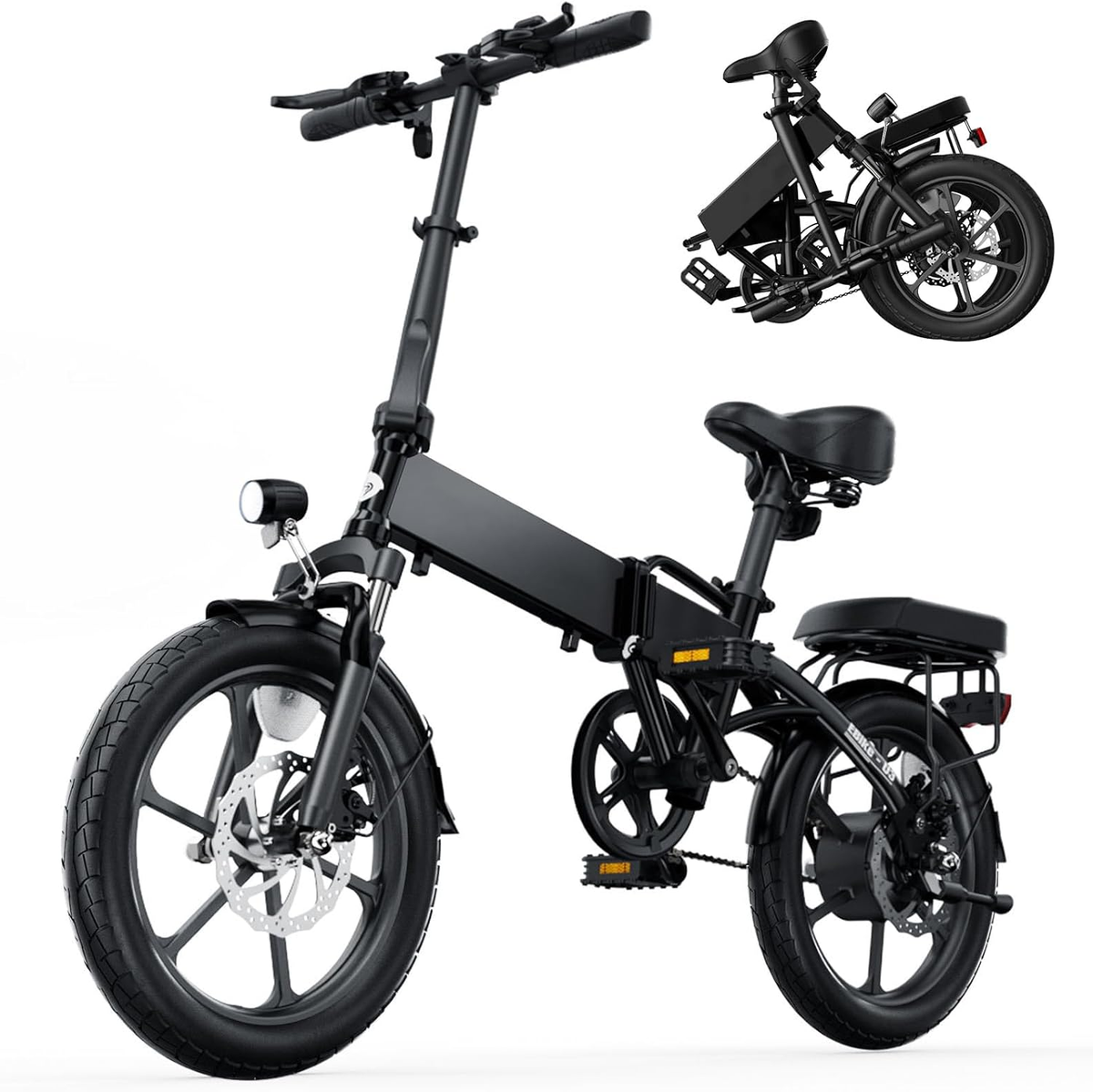 Fiibbike 26 inch electric bike for adults with removable battery and storage