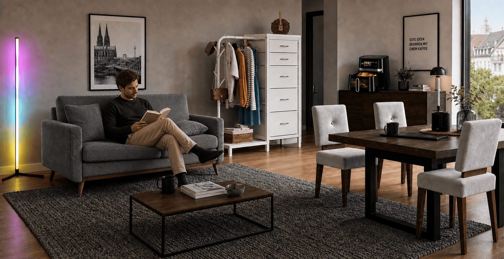 CyberCart living room