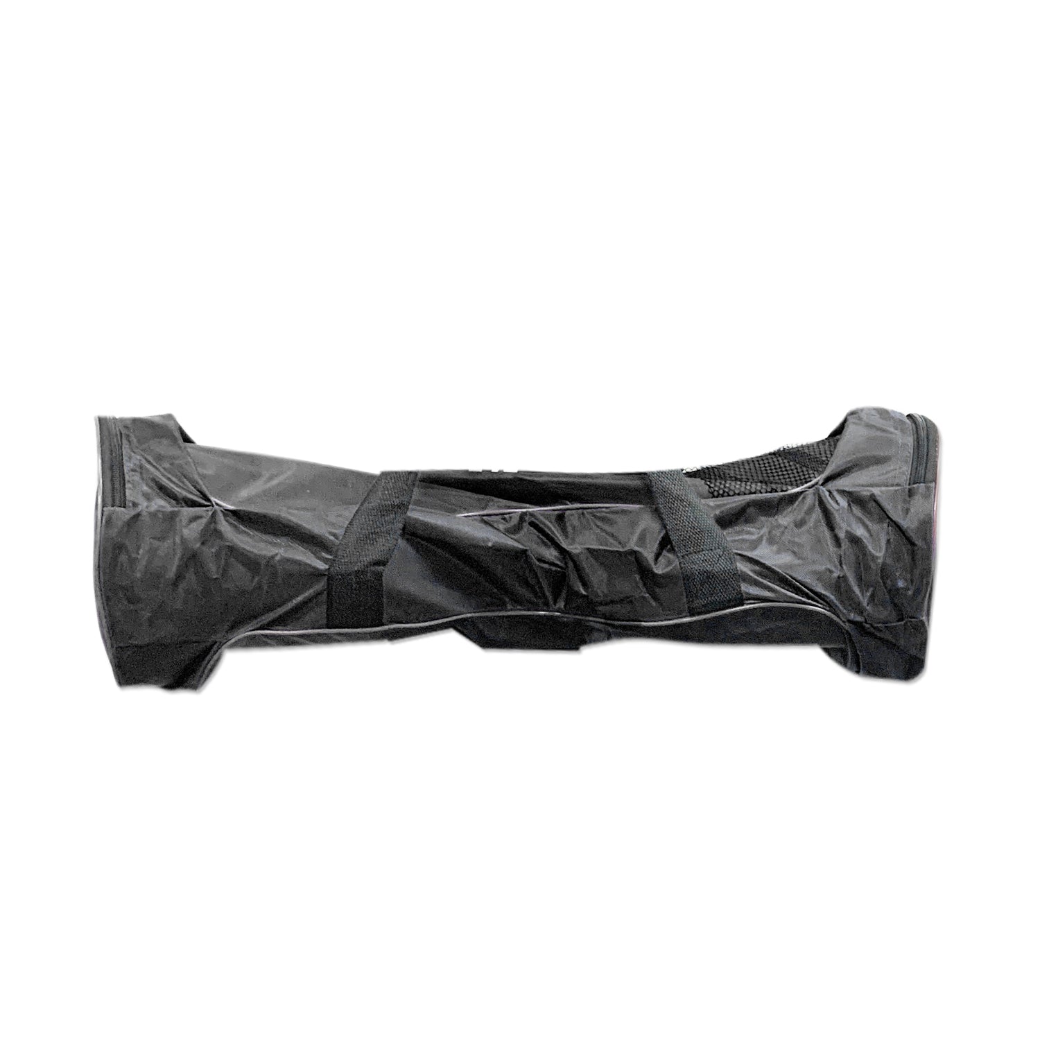 Black protective cover for a hoverboard, white background