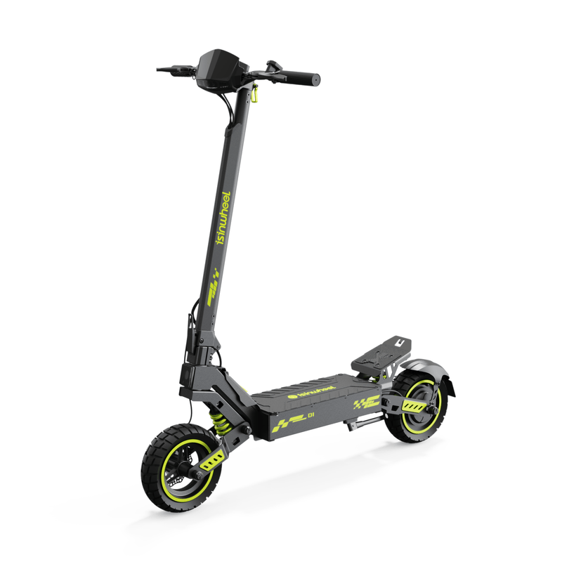iSinwheel Skuter Elektryczny Terenowy D1 Electric Scooter, 1200W Motor, 48V 10Ah Battery, 10 Inch Tires, 45km/h Max Speed, 40km Range, Double Disc Brakes
