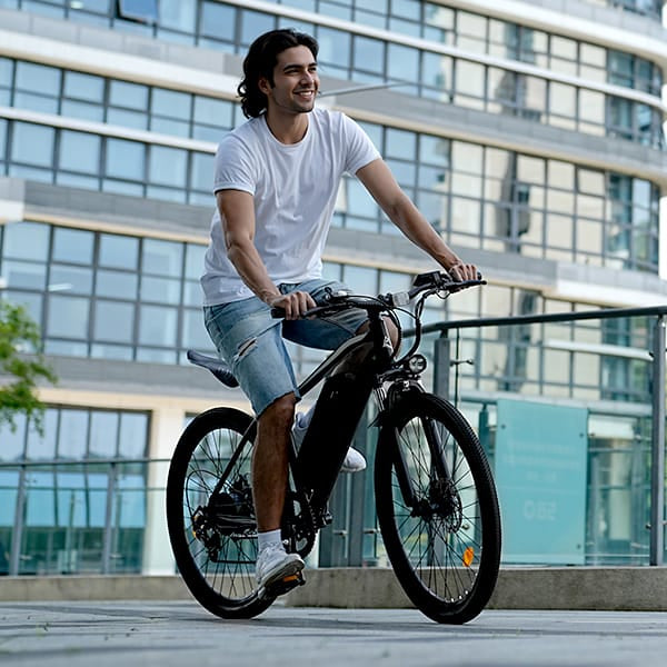 CyberCart Commuter E-Bike EB3 Electric Bike, Peak 500W, 100 km Range, Off-road E-Bike
