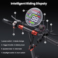 iScooter Off-Road E-Scooter IX5S Electric Scooter, 1000W Motor, 48V 15Ah Battery, 11 Inch Tires, 45km/h Max Speed, 65km Range, Front & Rear Disc Brake, Front & Rear Suspension