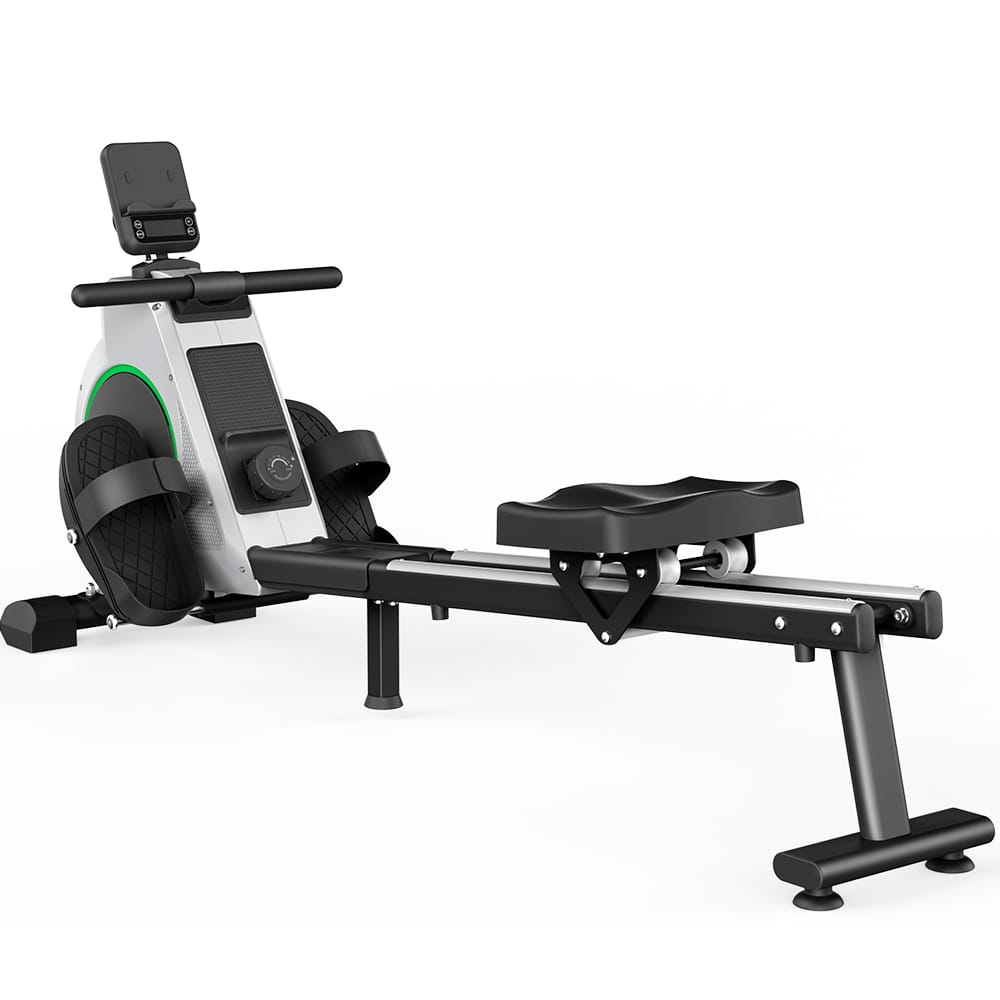 CyberCart Magnetic Rowing Machine with 16 Levels & App Compatible