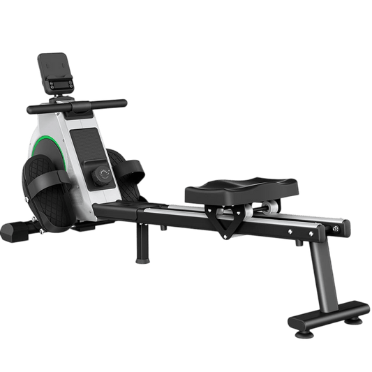 CyberCart Magnetic Rowing Machine with 16 Levels & App Compatible