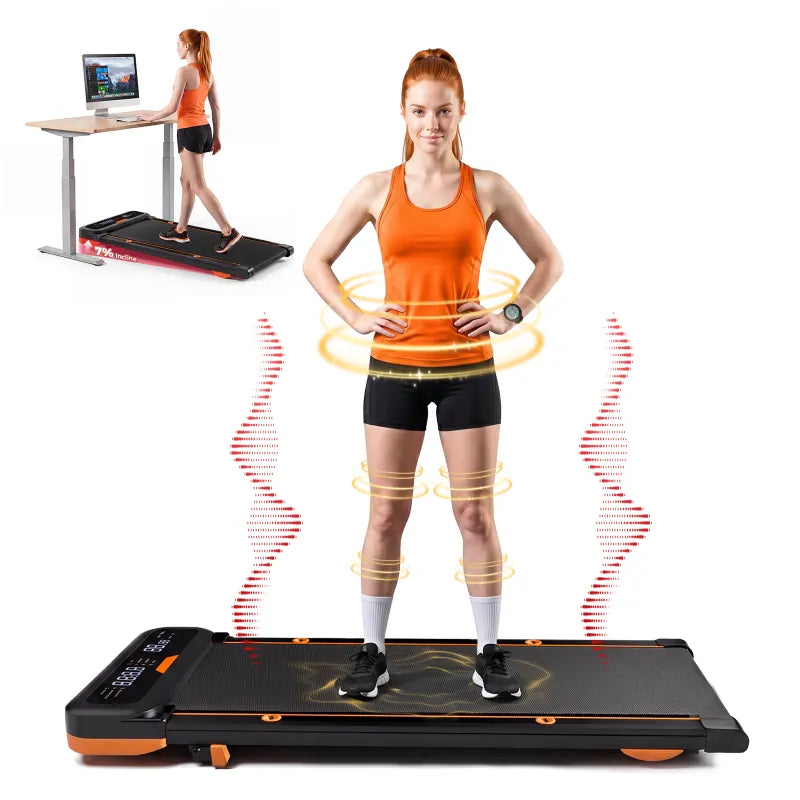 CyberCart JAGJOG JT36 AdaptTrek Treadmill Auto Incline with 12% Automatic Cushioning Walking Pad Under Desk with Smart App 180KG Load