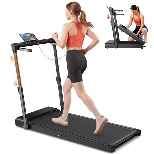 Jagjog Home Treadmill JT57 Folding Treadmill for Home, 136kg Capacity Smart Vertical Storage Machine