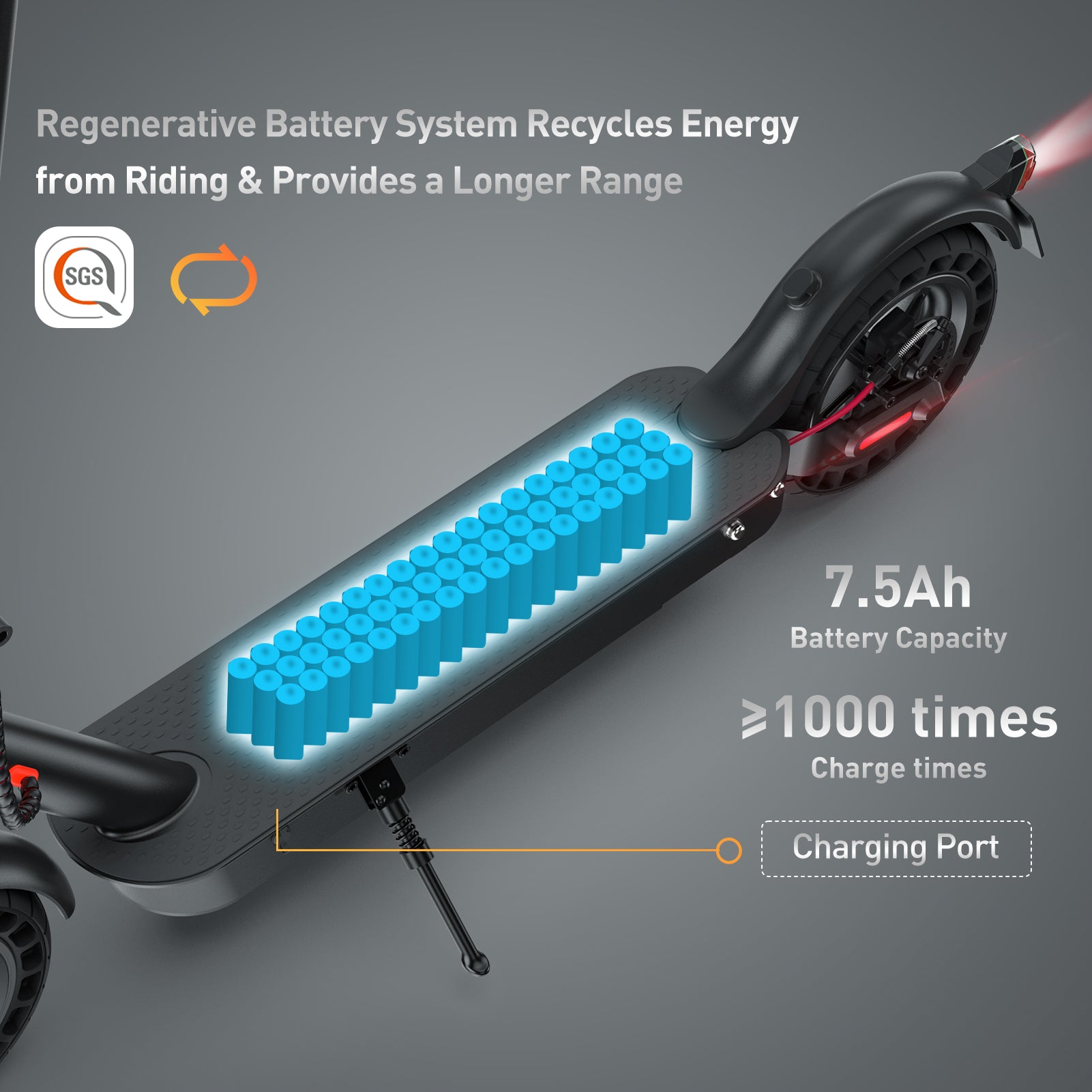 isinwheel E9Max E-Scooter 500W Motor