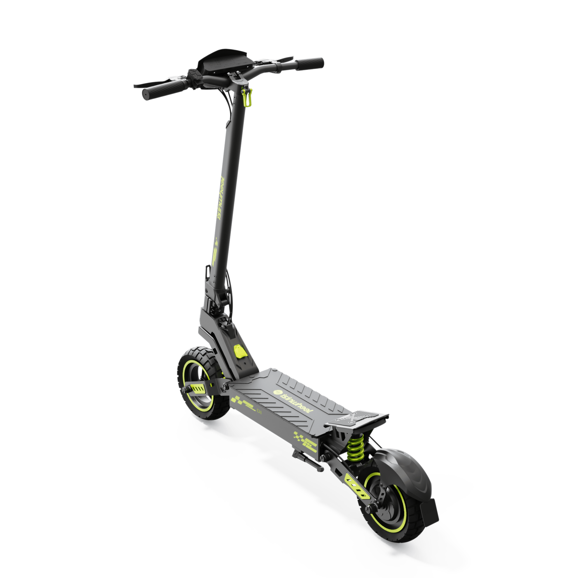 iSinwheel Skuter Elektryczny Terenowy D1 Electric Scooter, 1200W Motor, 48V 10Ah Battery, 10 Inch Tires, 45km/h Max Speed, 40km Range, Double Disc Brakes