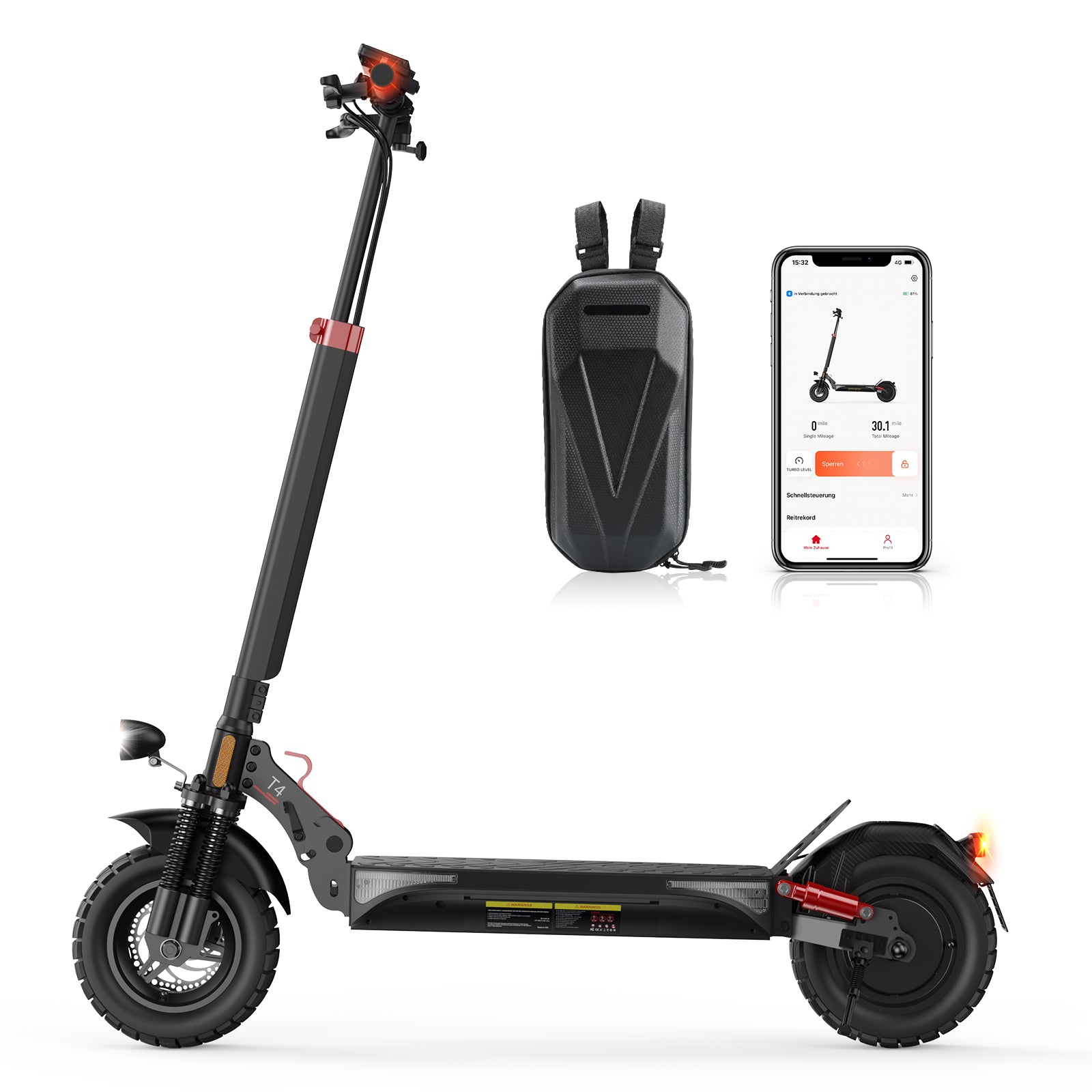 isinwheel T4 Off-Road E-Scooter 1000W Motor 70KM Range