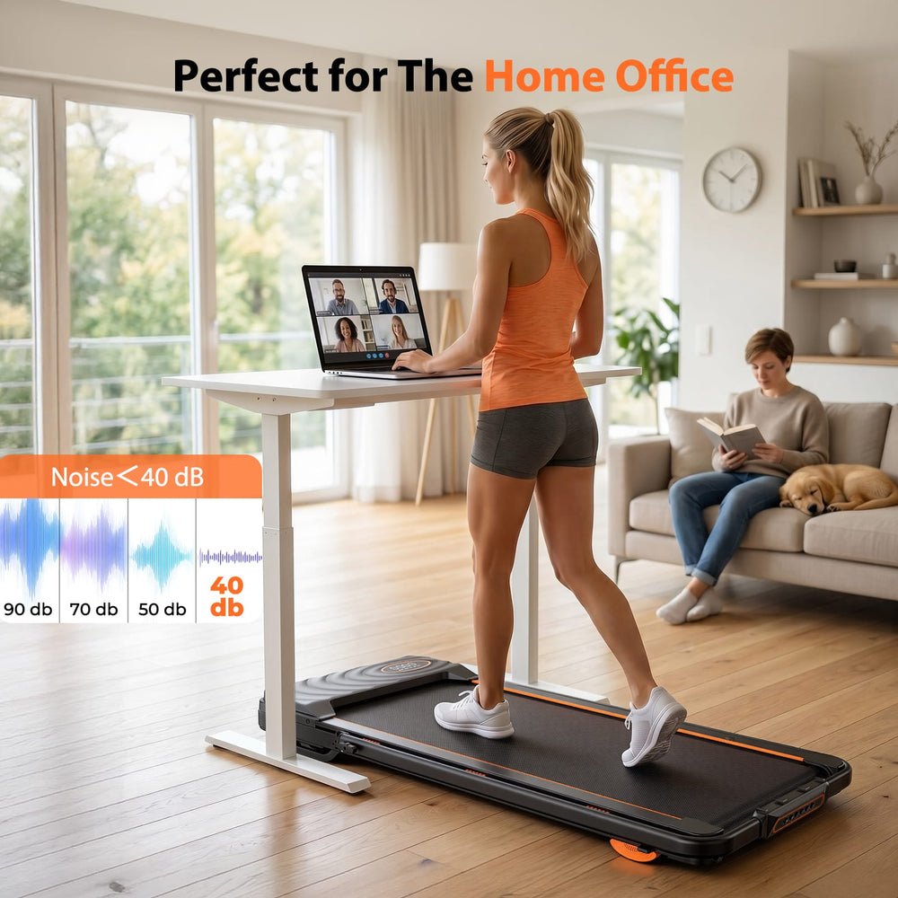 Jagjog Home Treadmill JT53 Home Treadmill with 16% Auto Incline, Foldable Walking Pad