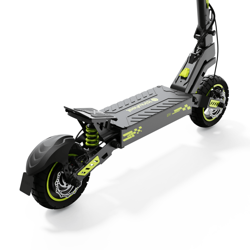 iSinwheel Skuter Elektryczny Terenowy D1 Electric Scooter, 1200W Motor, 48V 10Ah Battery, 10 Inch Tires, 45km/h Max Speed, 40km Range, Double Disc Brakes