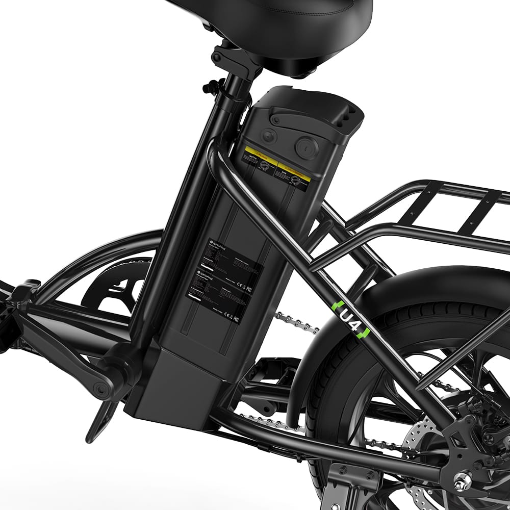 CyberCart Commuter E-Bike U4 Electric Commuter Bike, Peak 500 W, 88 km Range Foldable E-Bike