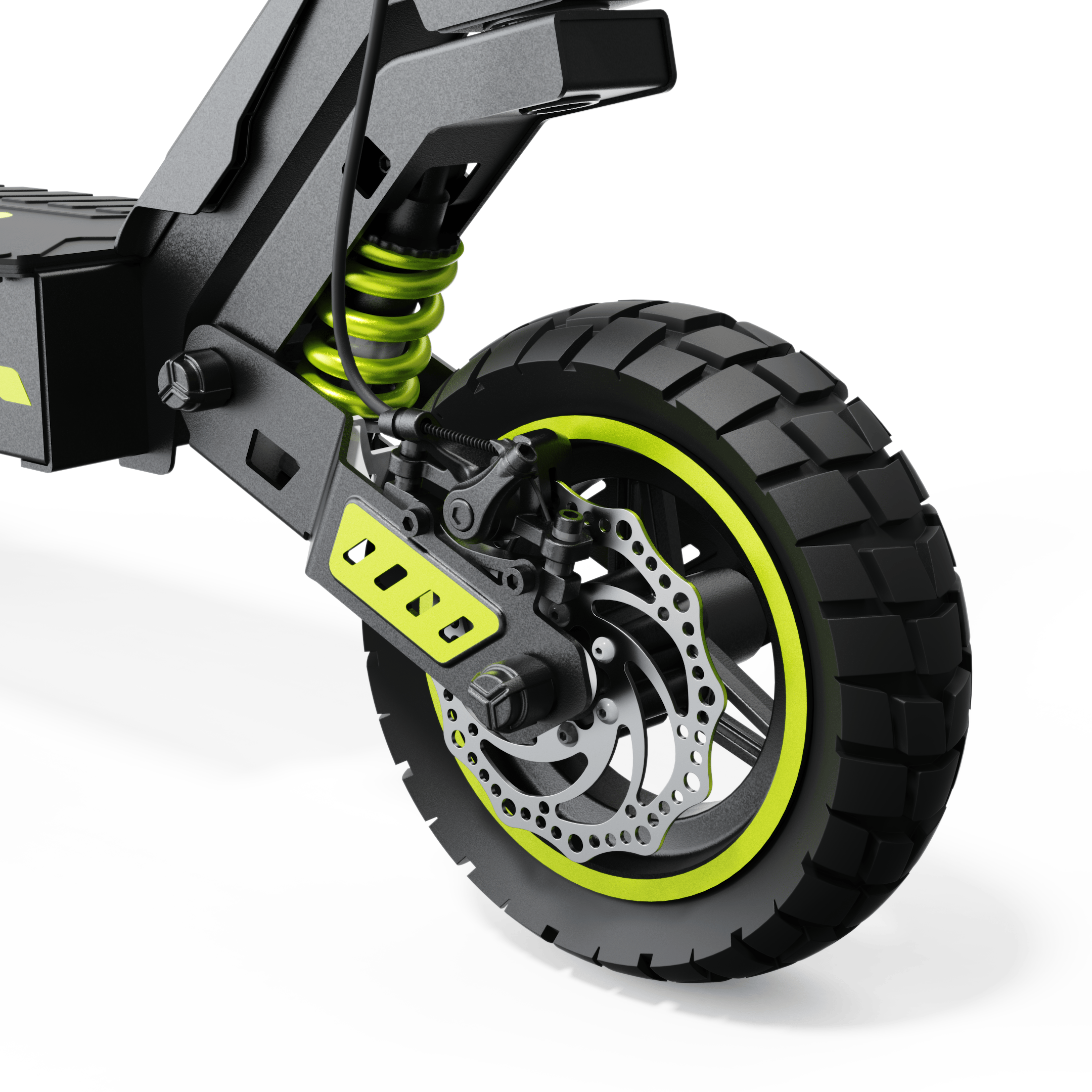 iSinwheel Skuter Elektryczny Terenowy D1 Electric Scooter, 1200W Motor, 48V 10Ah Battery, 10 Inch Tires, 45km/h Max Speed, 40km Range, Double Disc Brakes